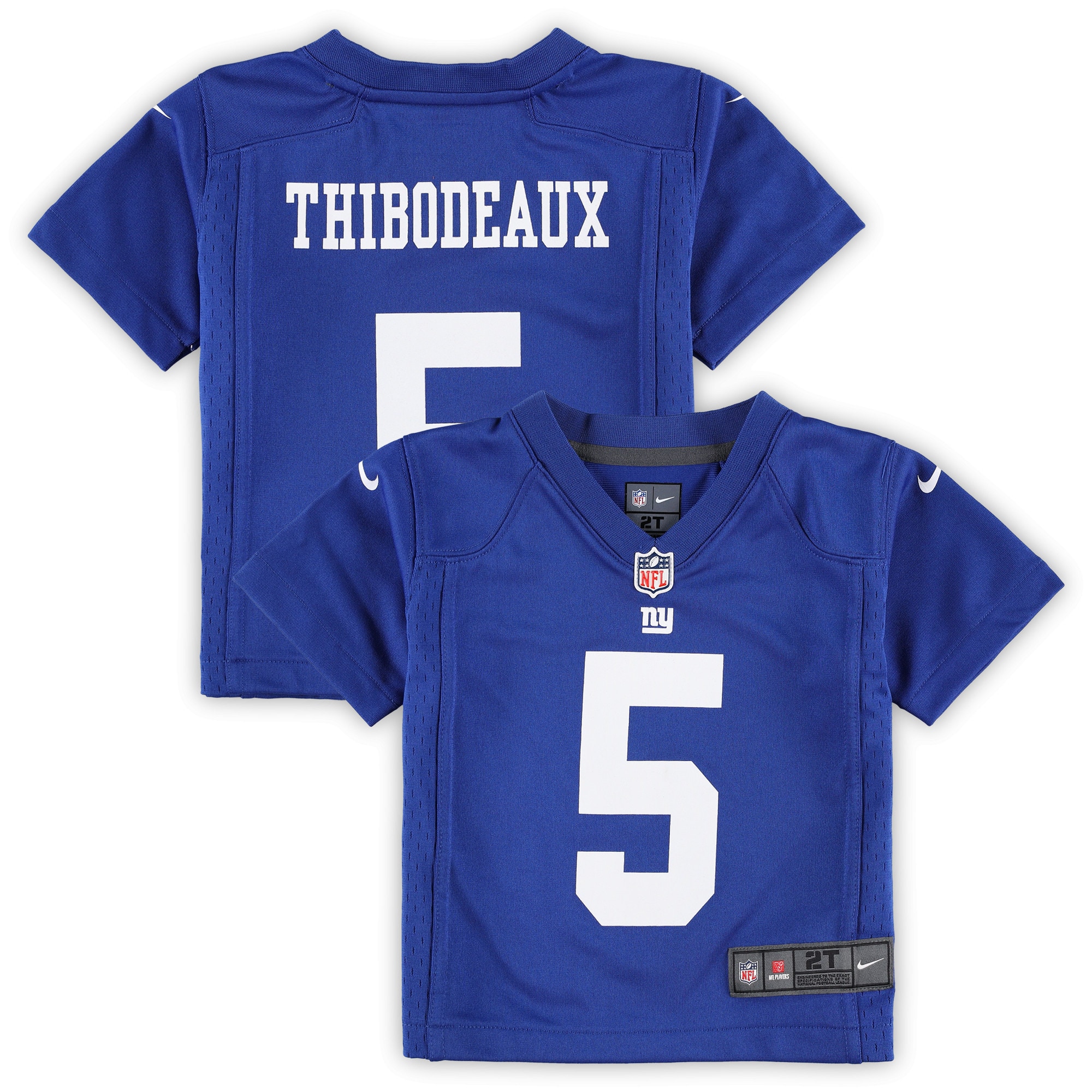 Toddler New York Giants Kayvon Thibodeaux Royal Game Jersey Js7592