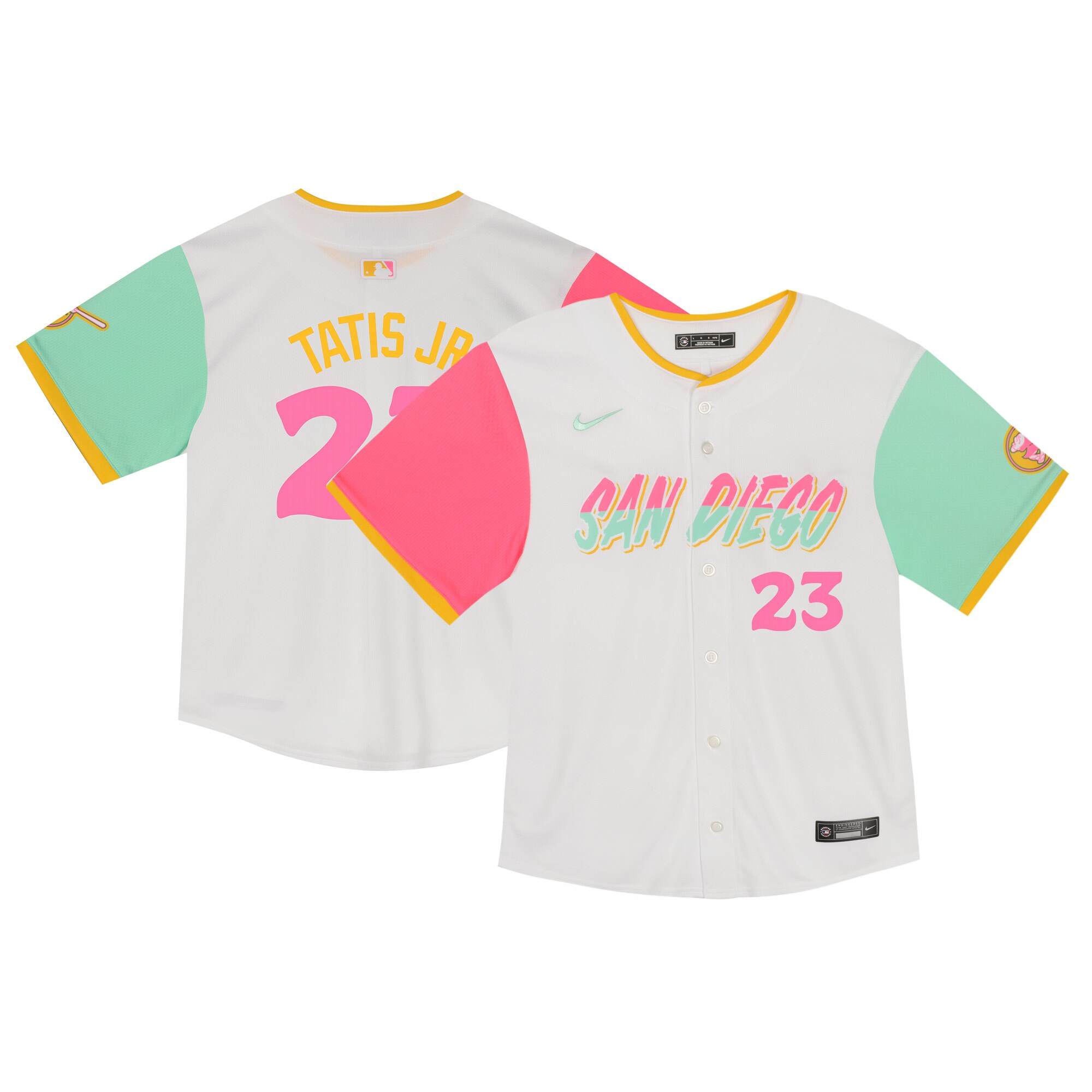 Toddler San Diego Padres Fernando Tatis Jr. White City Connect Limited Player Jersey
