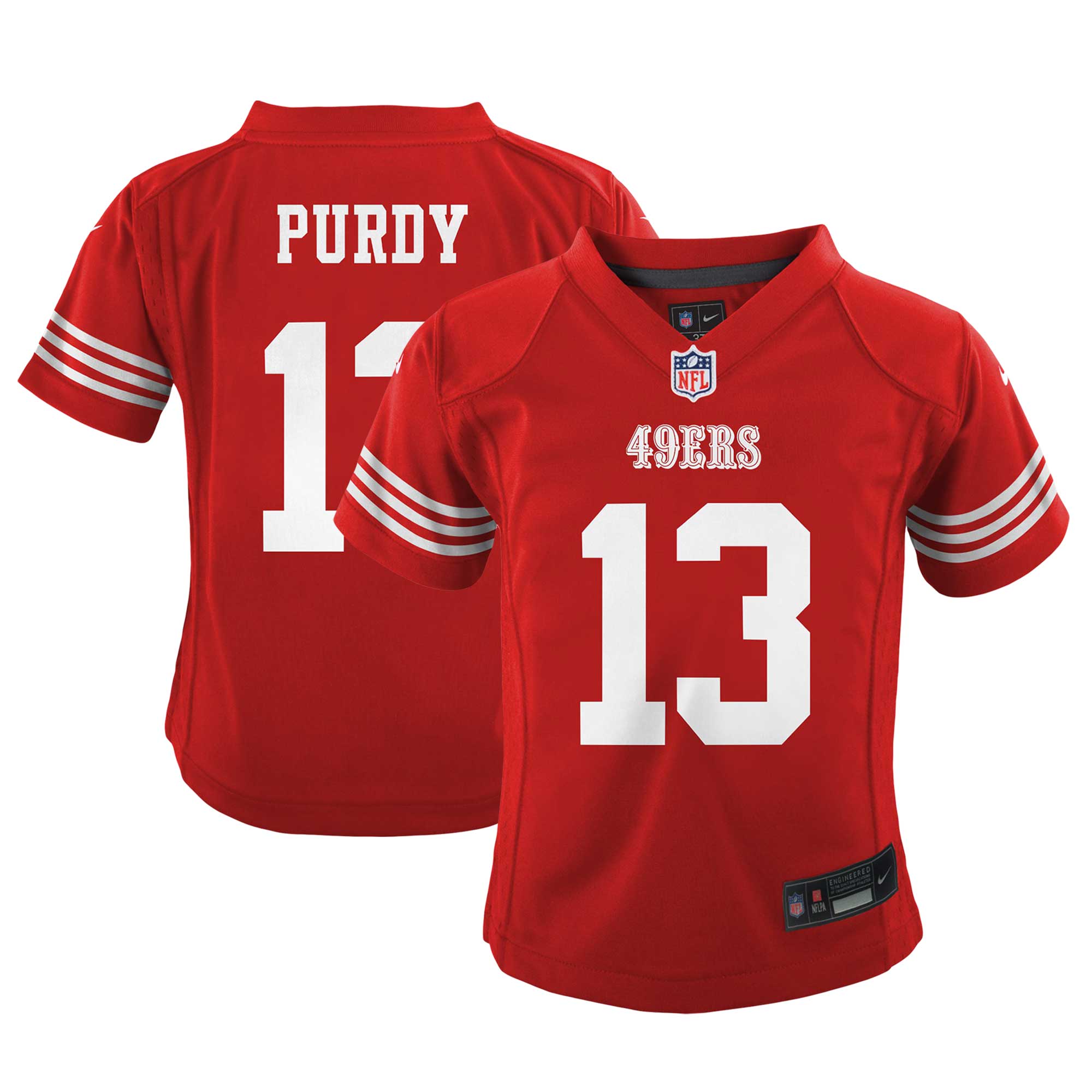 Toddler San Francisco 49ers Brock Purdy Scarlet Game Jersey Js9806