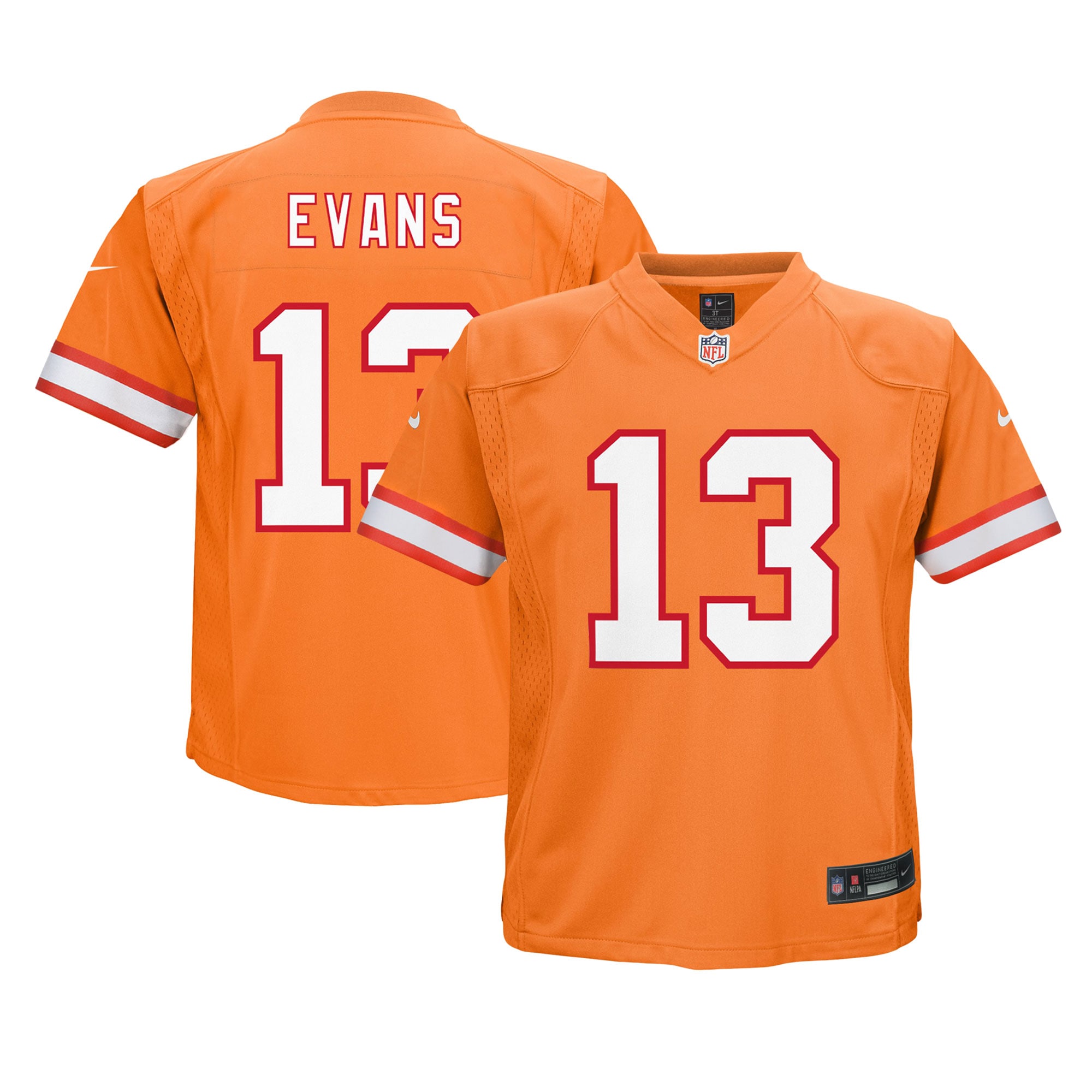 Toddler Tampa Bay Buccaneers Mike Evans Orange Game Jersey Js1614