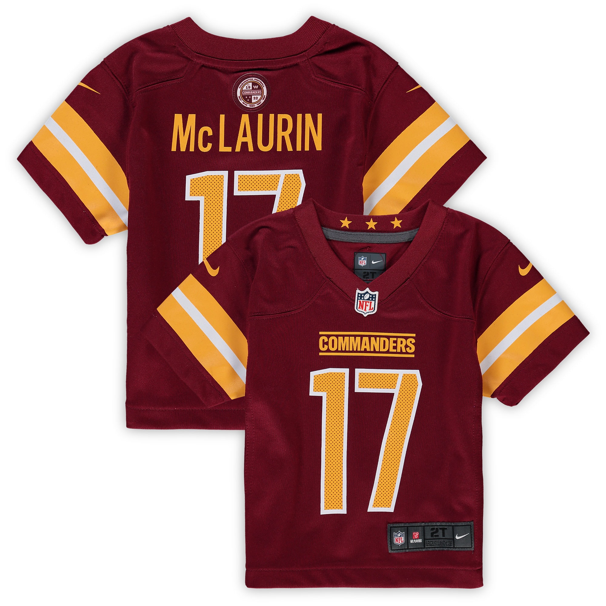 Toddler Washington Commanders Terry Mclaurin Burgundy Game Jersey Js6817