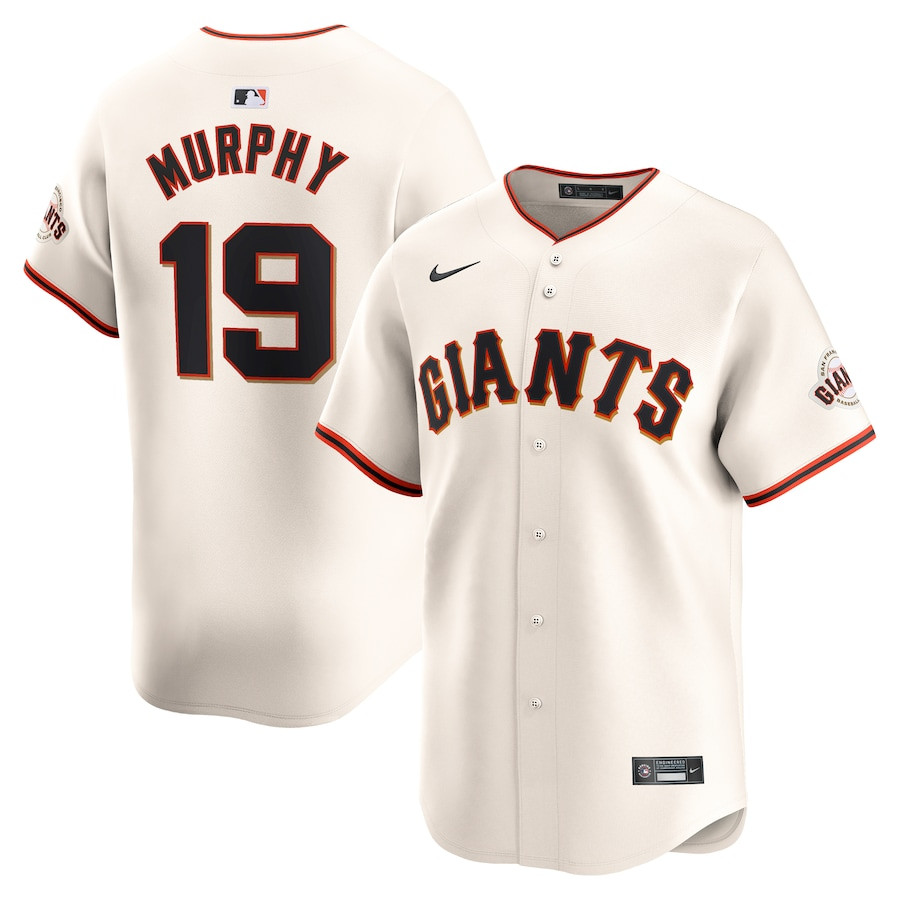 Tom Murphy 19 San Francisco Giants Home Limited Player Men Jersey - Cream