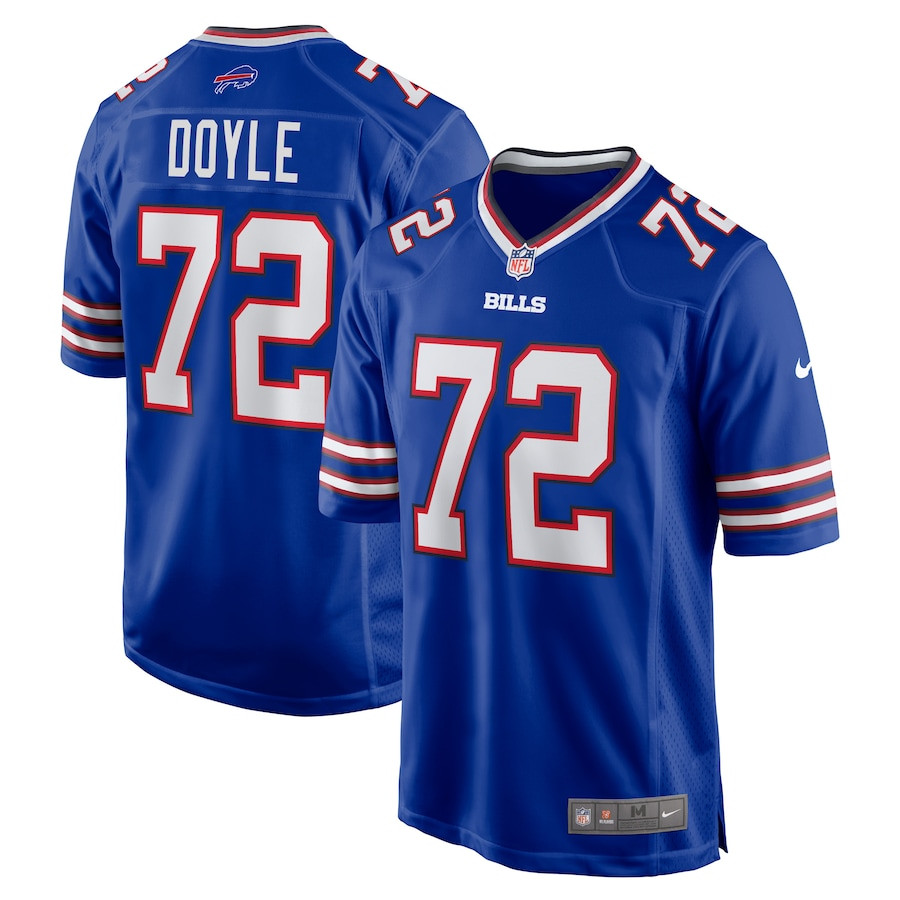 Tommy Doyle 72 Buffalo Bills Men Game Jersey - Royal Js2027