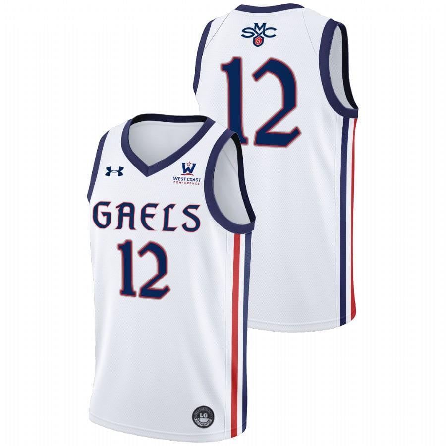 Tommy Kuhse 12 White Saint Mary's Gaels 2022 College Basketball Jersey