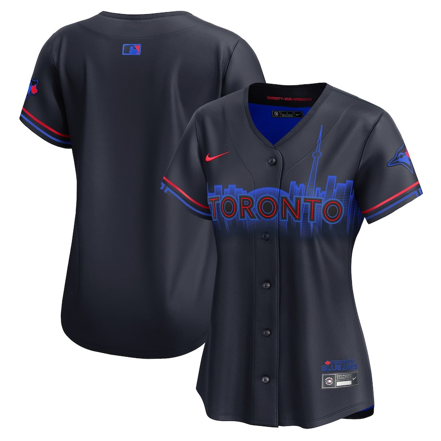 Toronto Blue Jays 2024 City Connect Limited Women Jersey - Navy