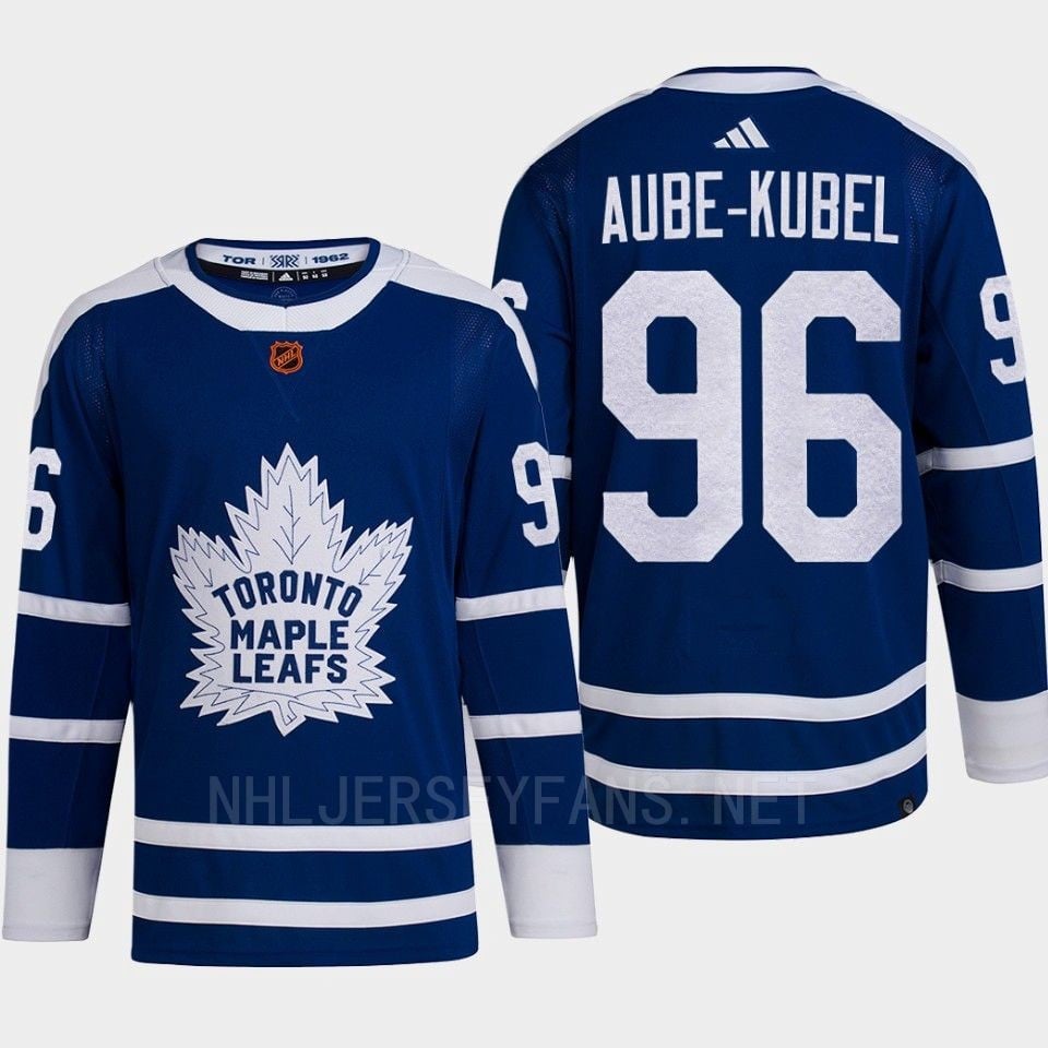 Toronto Maple Leafs 2022 Reverse Retro 2.0 Nicolas Aube-kubel 96 Blue Primegreen Jersey Men's