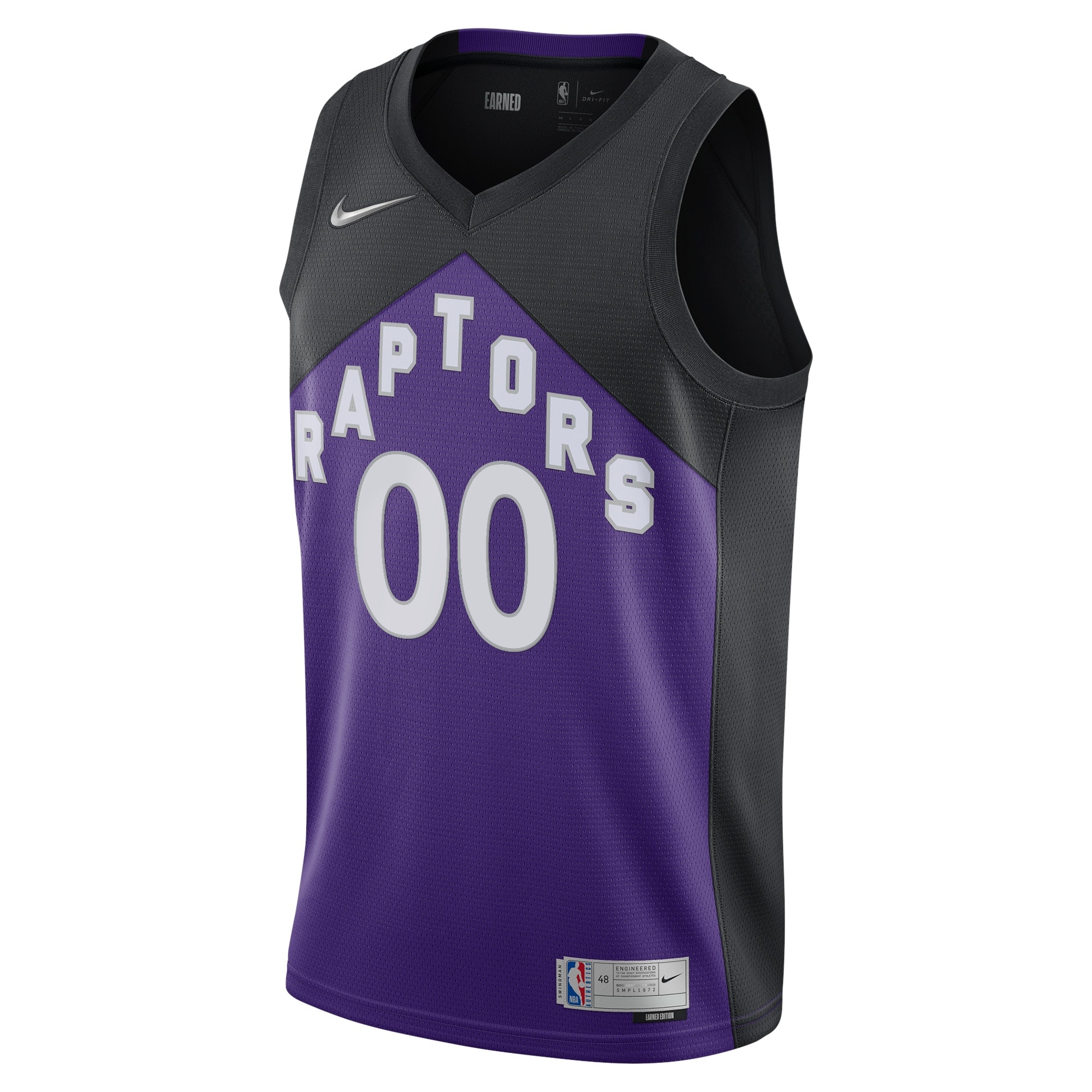 Toronto Raptors Earned Edition Swingman Jersey - Custom - Mens
