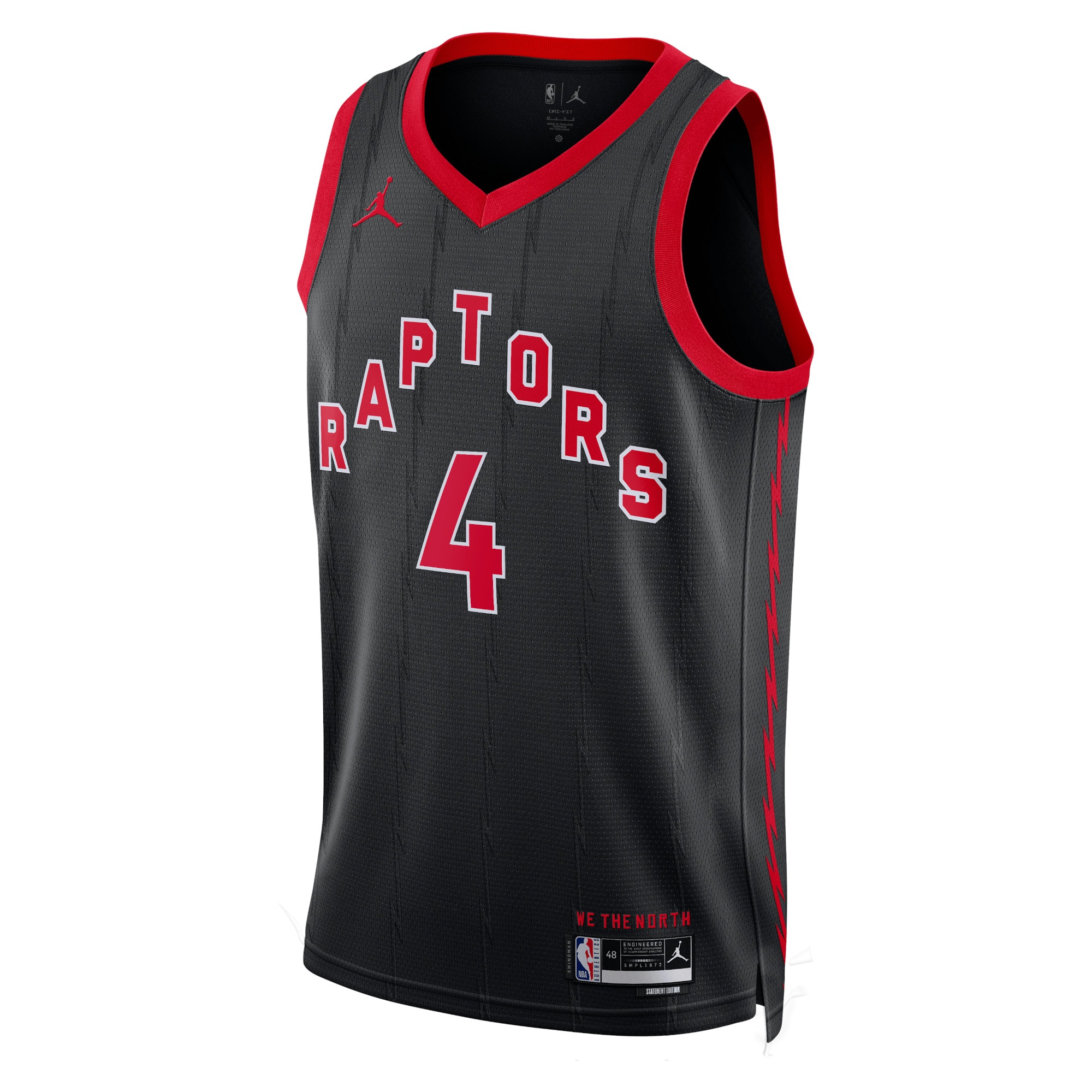 Toronto Raptors Jordan Statement Edition Swingman Jersey - Black - Scottie Barnes - Unisex