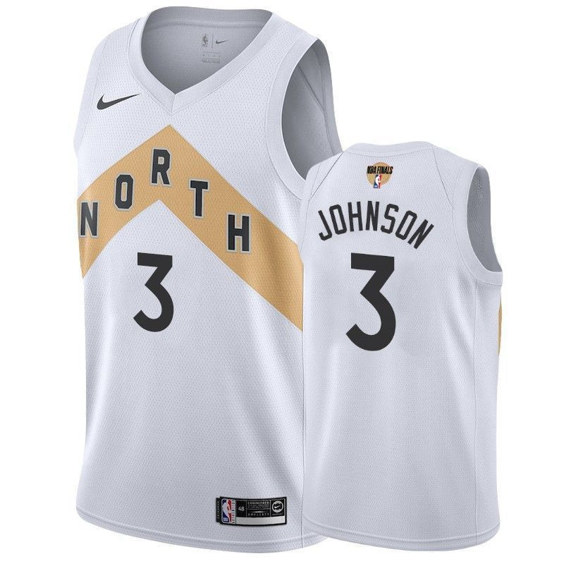 Toronto Raptors Stanley Johnson 3 City Men's Jersey