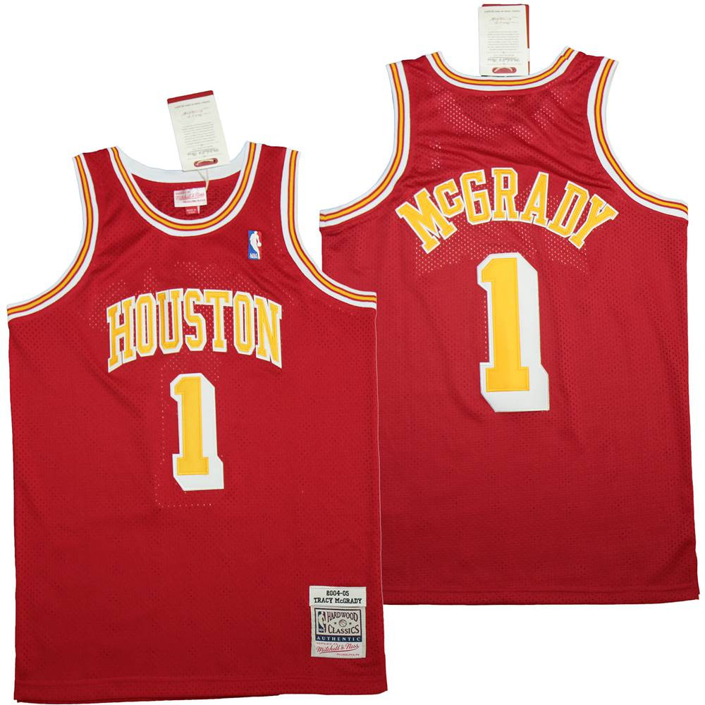 Tracy Mcgrady 1 Houston Rockets Swingman Jersey - Red
