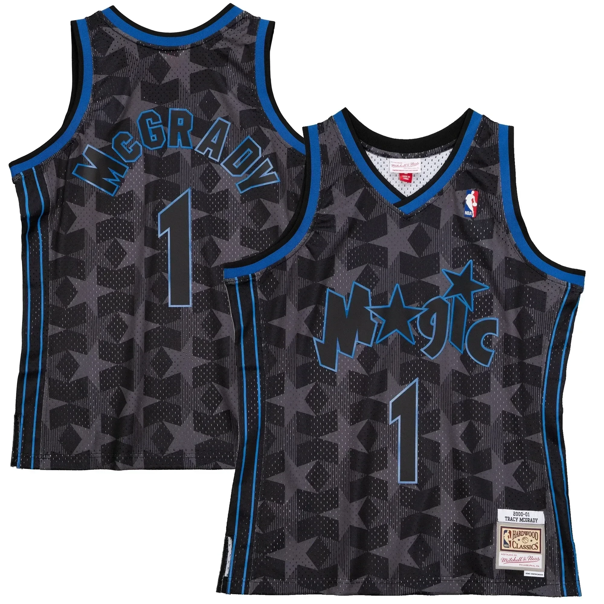 Tracy Mcgrady Orlando Magic Mitchell & Ness 2000-01 Hardwood Classics Reload 2.0 Swingman Jersey - Black