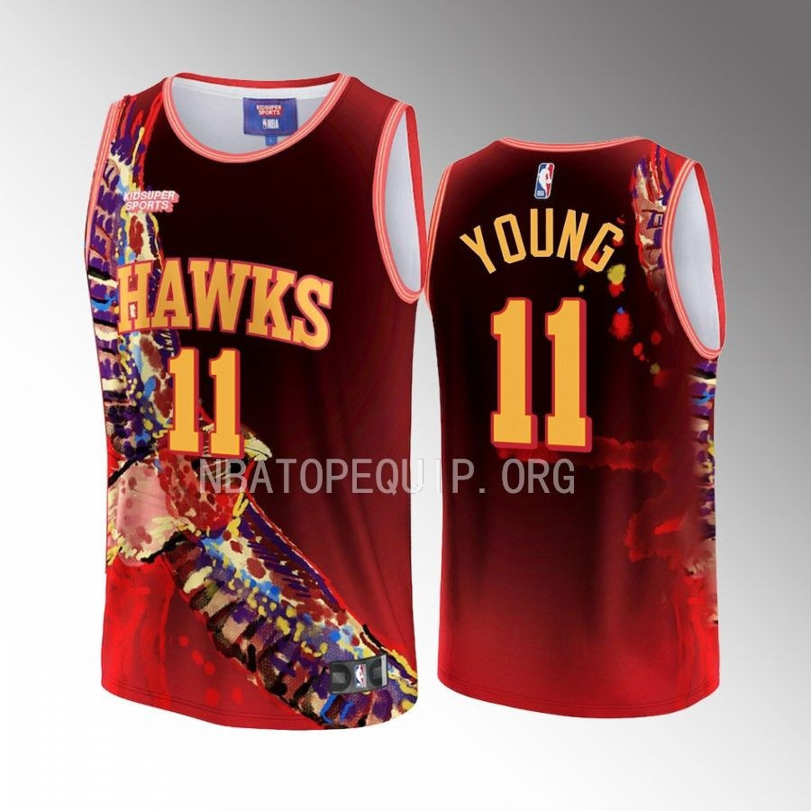 Trae Young 11 Atlanta Hawks Nba & Kidsuper Studios Unisex Hometown Jersey