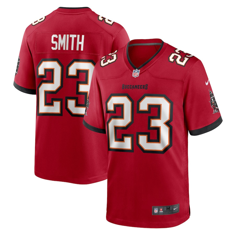 Tykee Smith 23 Tampa Bay Buccaneers Game Men Jersey - Red Js6757