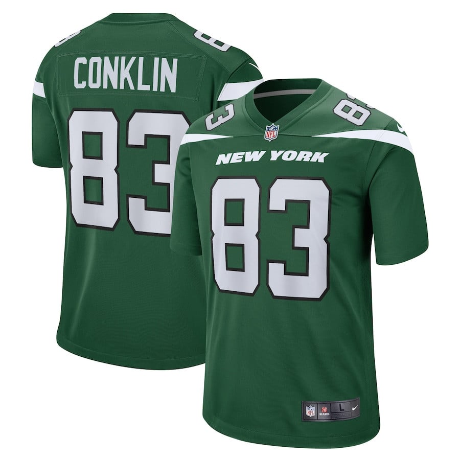 Tyler Conklin 83 New York Jets Men Game Jersey - Gotham Green Js1671