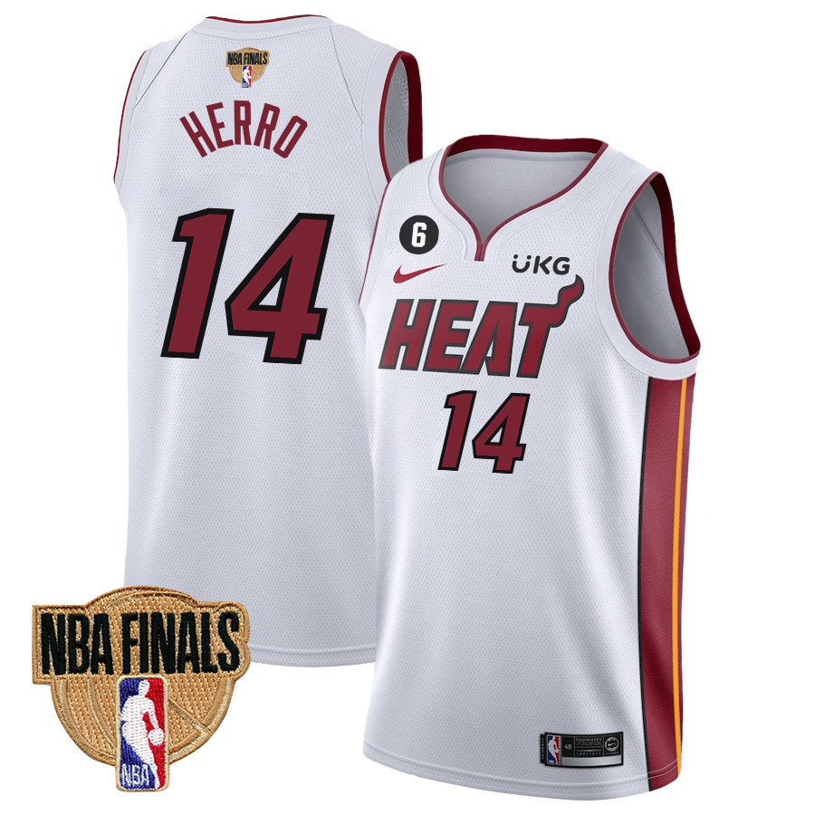 Tyler Herro 14 Miami Heat Final Champions 2023 Swingman Jersey - White