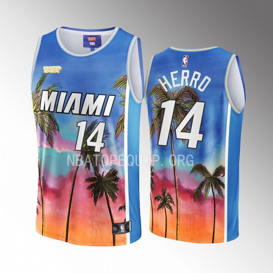 Tyler Herro 14 Miami Heat Nba & Kidsuper Studios Unisex Hometown Jersey