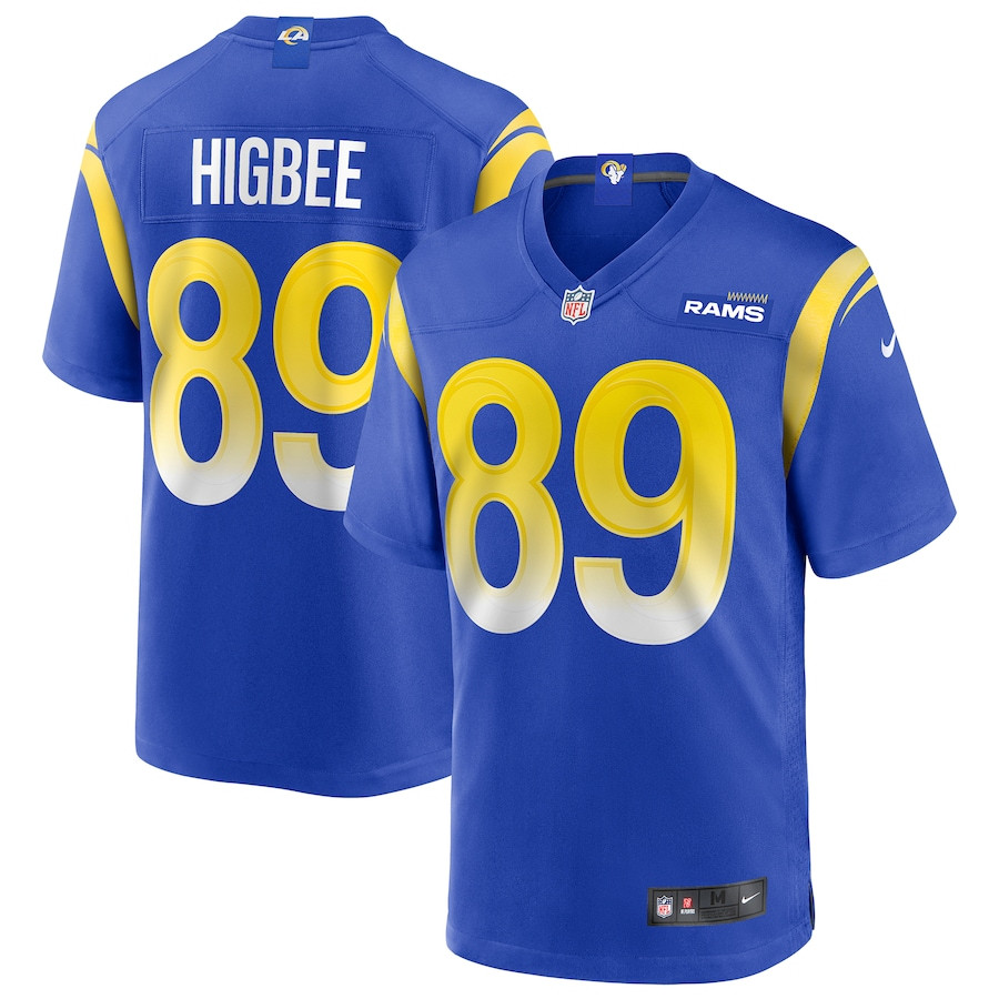 Tyler Higbee 89 Los Angeles Rams Men Game Jersey - Royal Js4616
