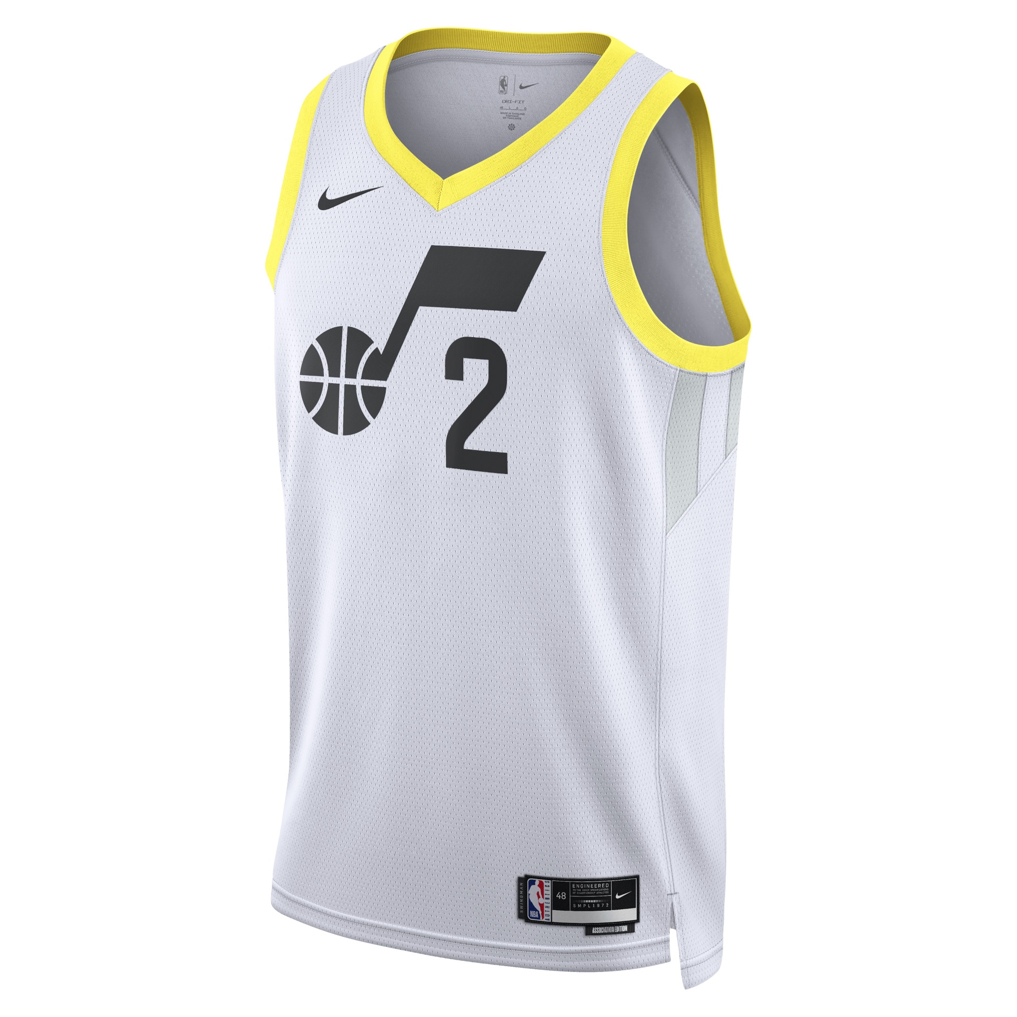 Utah Jazz Association Edition Swingman Jersey - White - Colin Sexton - Unisex