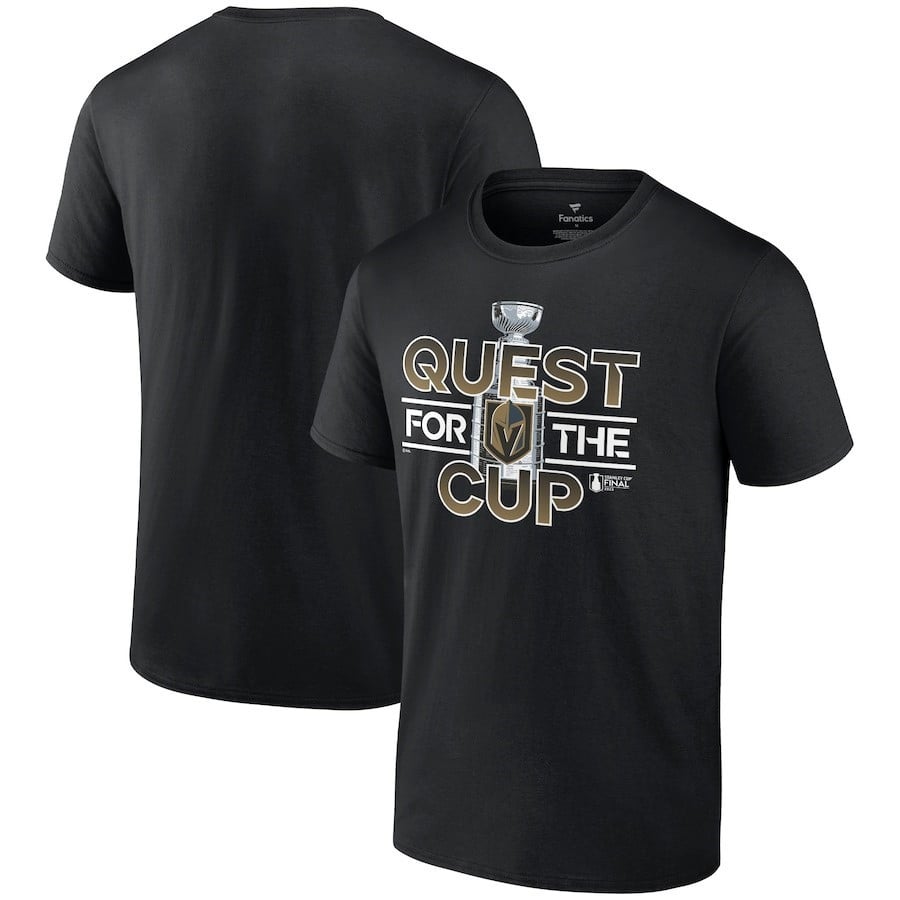 Vegas Golden Knights 2023 Stanley Cup Final Quest Men T-shirt - Black