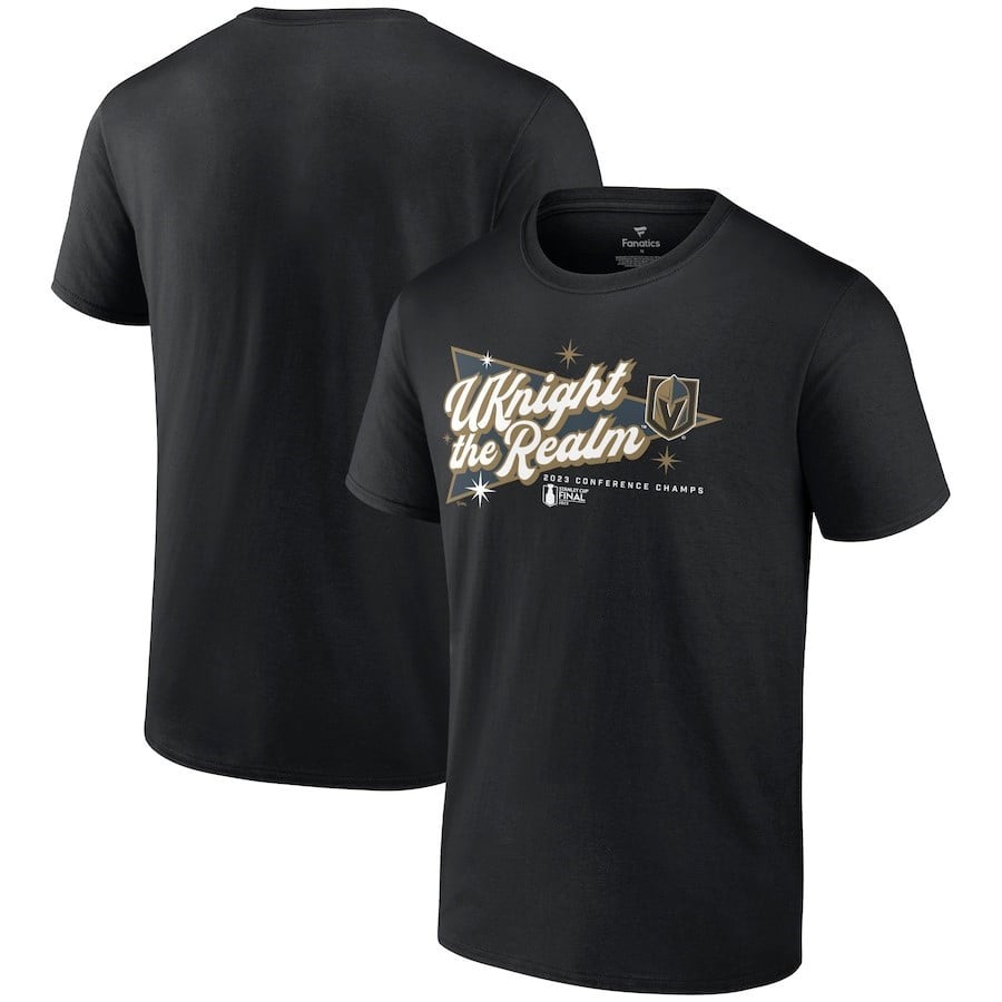 Vegas Golden Knights 2023 Western Conference Champions Home Ice T-shirt - Black