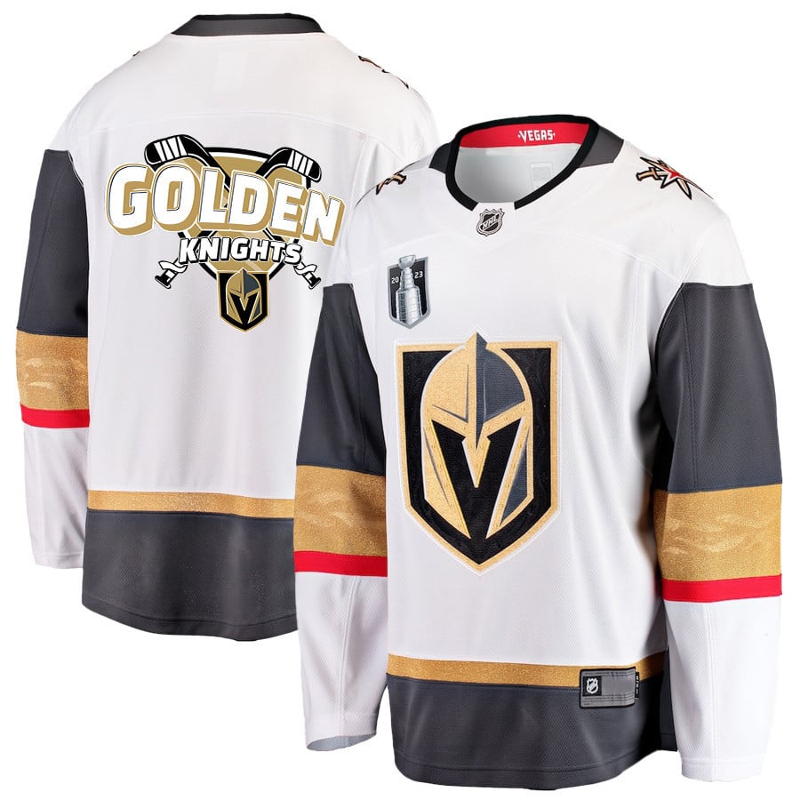 Vegas Golden Knights Champions Of The Ice 2023 Stanley Cup Men Jersey - White