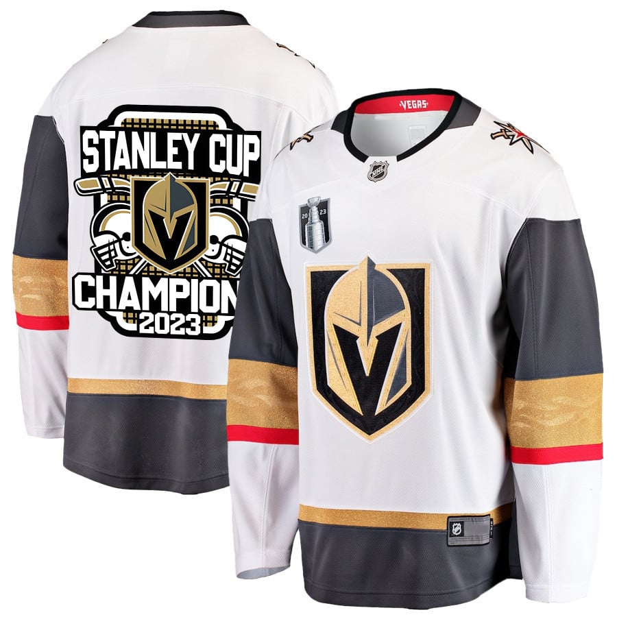 Vegas Golden Knights Crowned Champions 2023 Stanley Cup Men Jersey - White