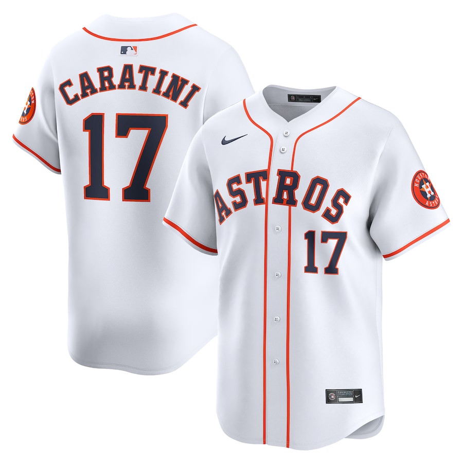 Victor Caratini 17 Houston Astros Home Limited Men Jersey - White