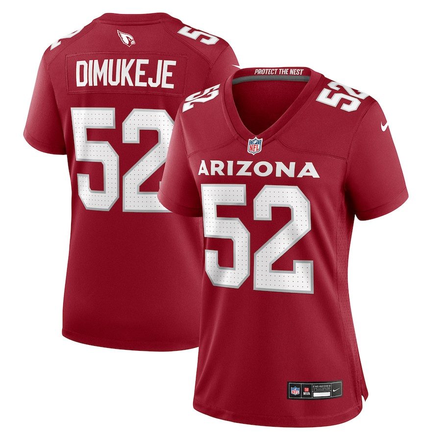 Victor Dimukeje 52 Arizona Cardinals Women's Game Jersey - Cardinal Js1574