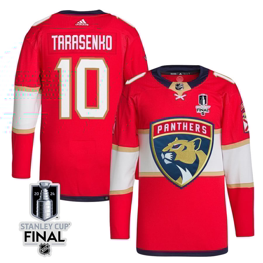 Vladimir Tarasenko 10 Florida Panthers 2024 Stanley Cup Final Home Breakaway Jersey - Men, Red