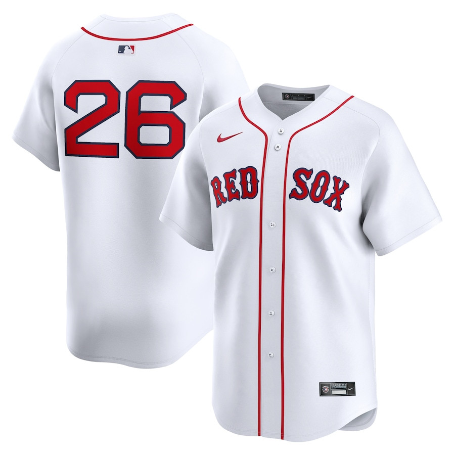 Wade Boggs 26 Boston Red Sox Home Limited Player Men Jersey - White
