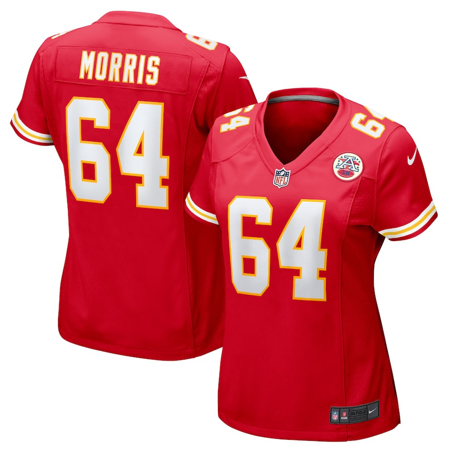 Wanya Morris 64 Kansas City Chiefs Women's Game Jersey - Red Js2344