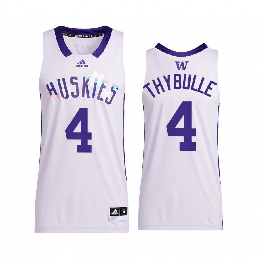 Washington Huskies Matisse Thybulle 4 Jersey Honoring Black Excellence White Basketball Uniform