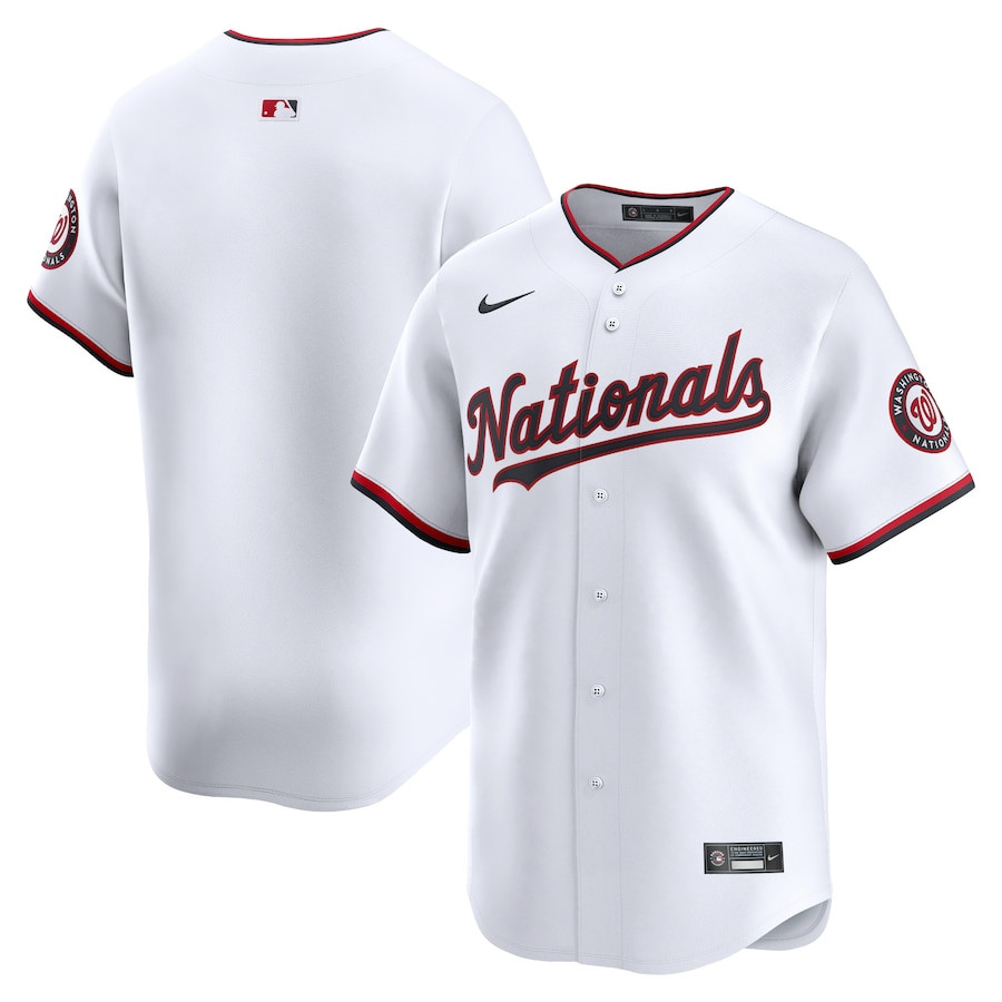 Washington Nationals Home Limited Youth Jersey - White