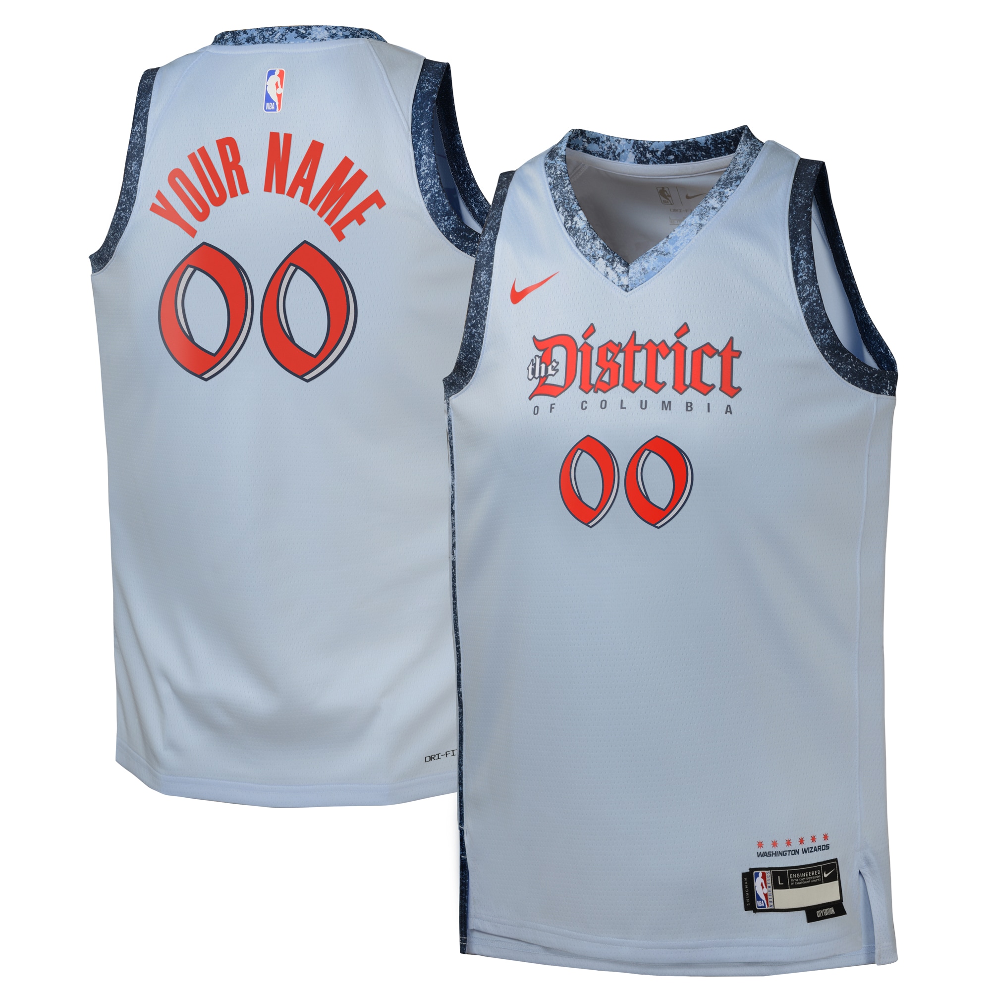 Washington Wizards City Edition Swingman Jersey 2024 - Custom - Youth
