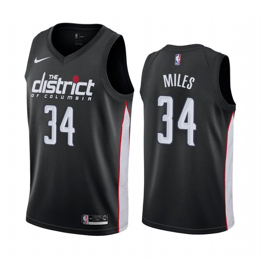 Washington Wizards C.j. Miles 34 City Men's Jersey
