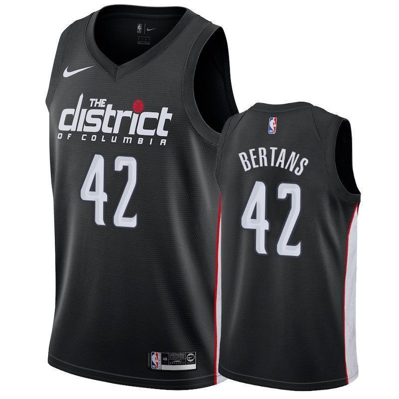 Washington Wizards Davis Bertans 42 City Men's Jersey