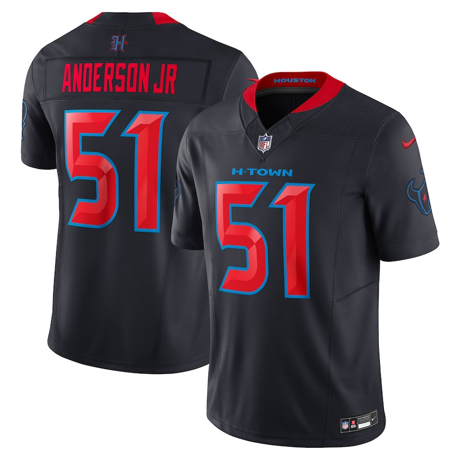 Will Anderson Jr. 51 Houston Texans 2nd Alternate Vapor F.u.s.e. Limited Jersey - Men, Navy Js9086