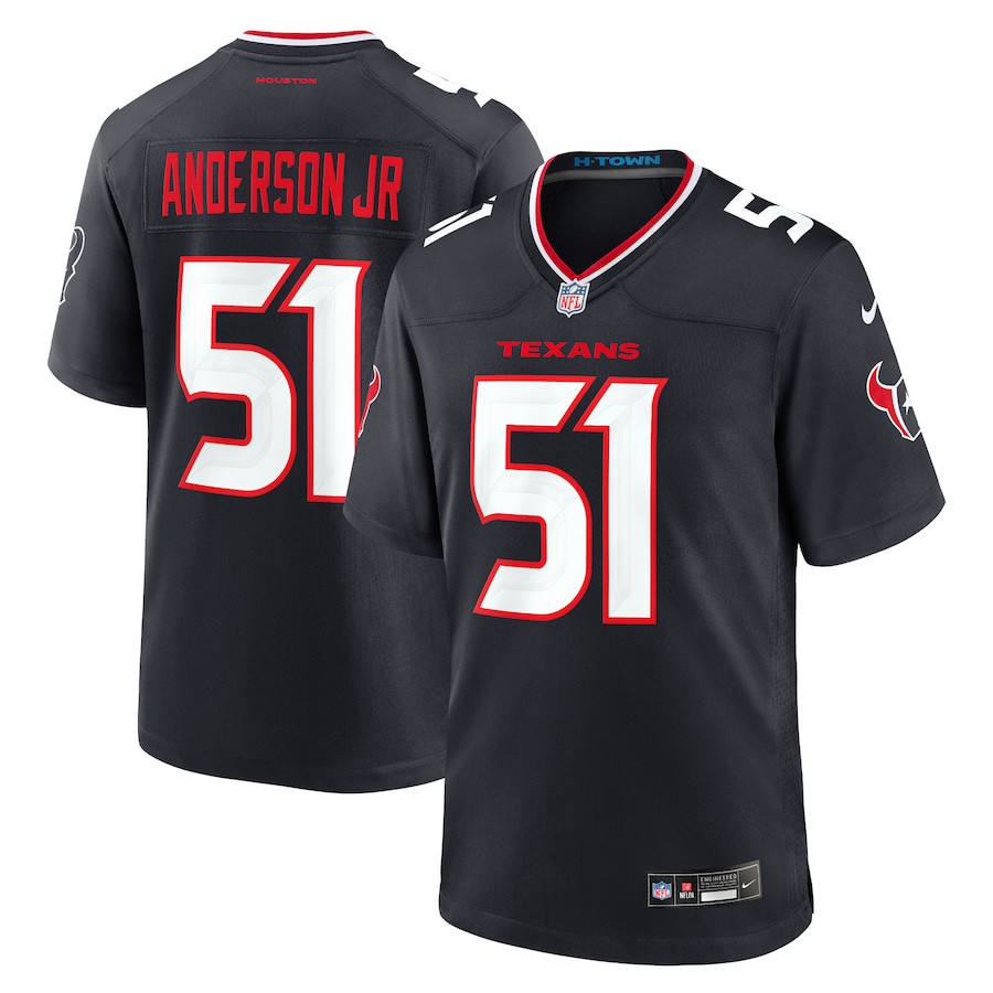 Will Anderson Jr. 51 Houston Texans Game Jersey - Men, Navy Js4446