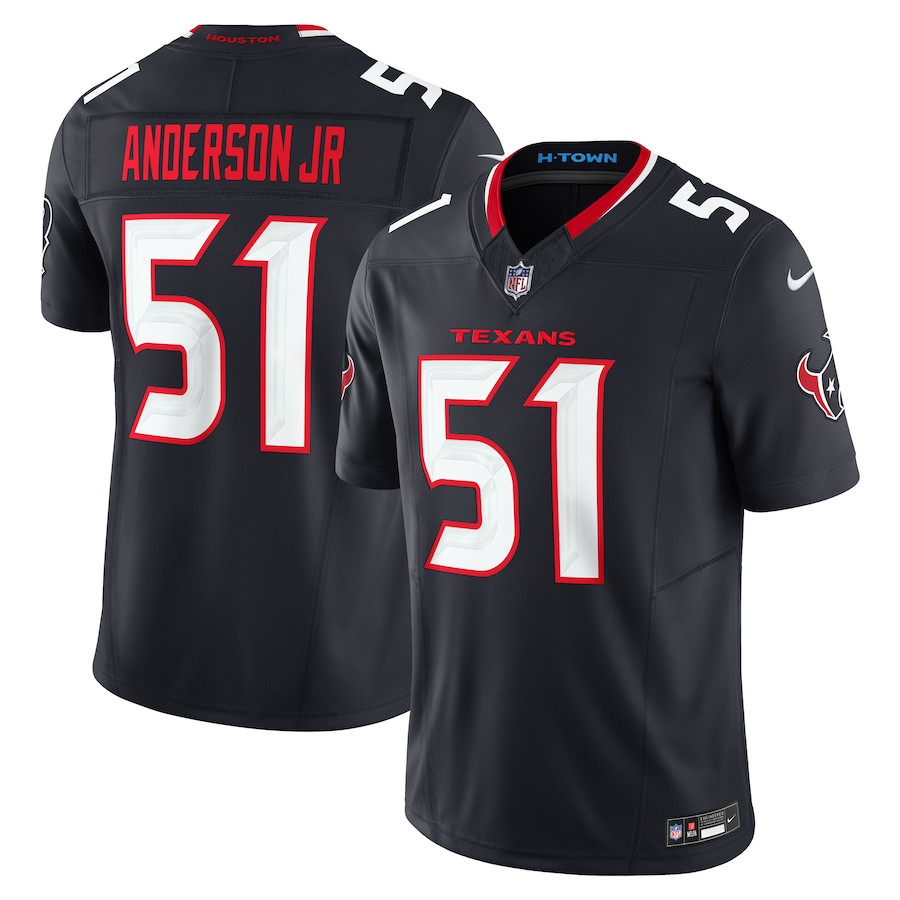 Will Anderson Jr. 51 Houston Texans Vapor F.u.s.e. Limited Jersey - Men, Navy Js2823