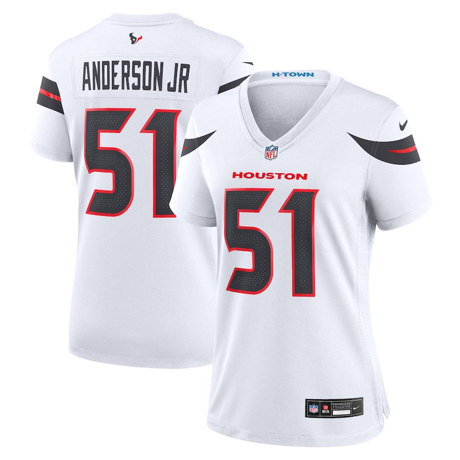 Will Anderson Jr. 51 Houston Texans Women Game Jersey - White Js1256