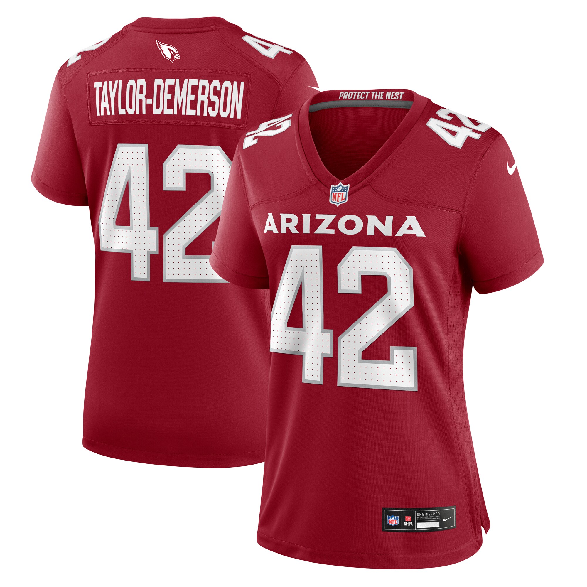 Women's Arizona Cardinals Dadrion Taylor-demerson Cardinal Game Jersey Js1506