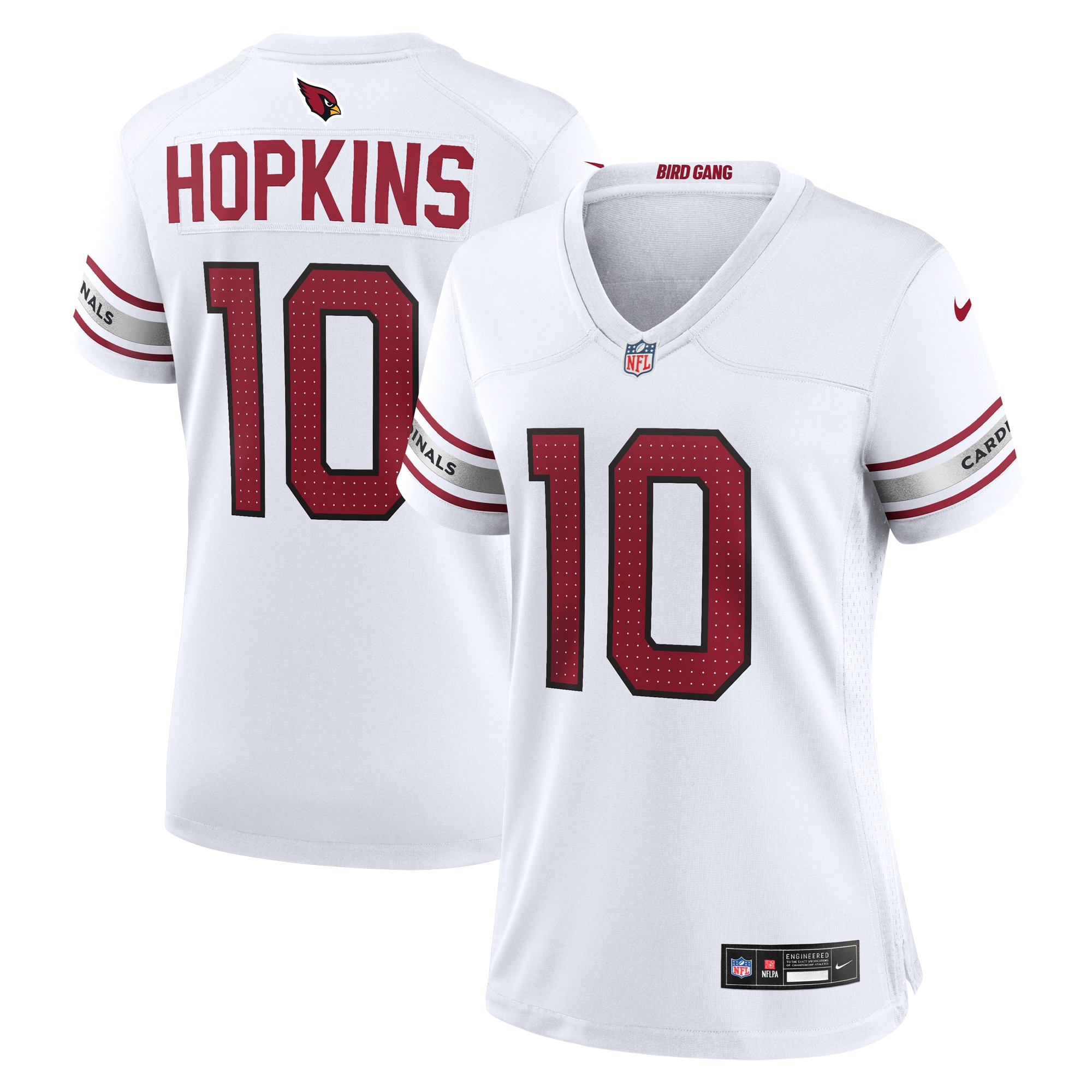 Women's Arizona Cardinals Deandre Hopkins White Player Jersey Js2096