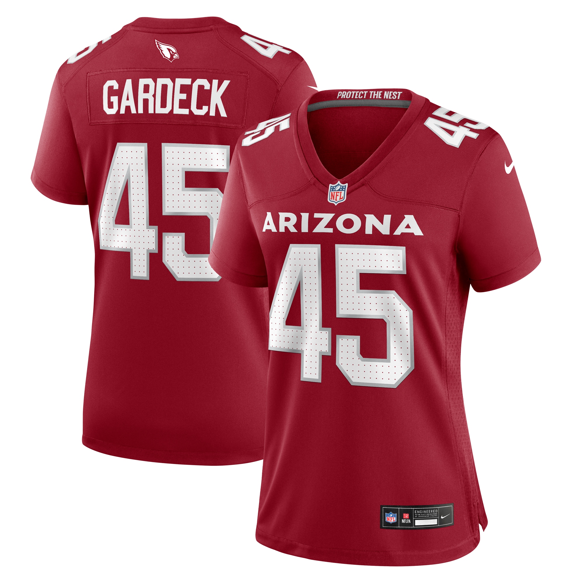Women's Arizona Cardinals Dennis Gardeck Cardinal Game Jersey Js6546