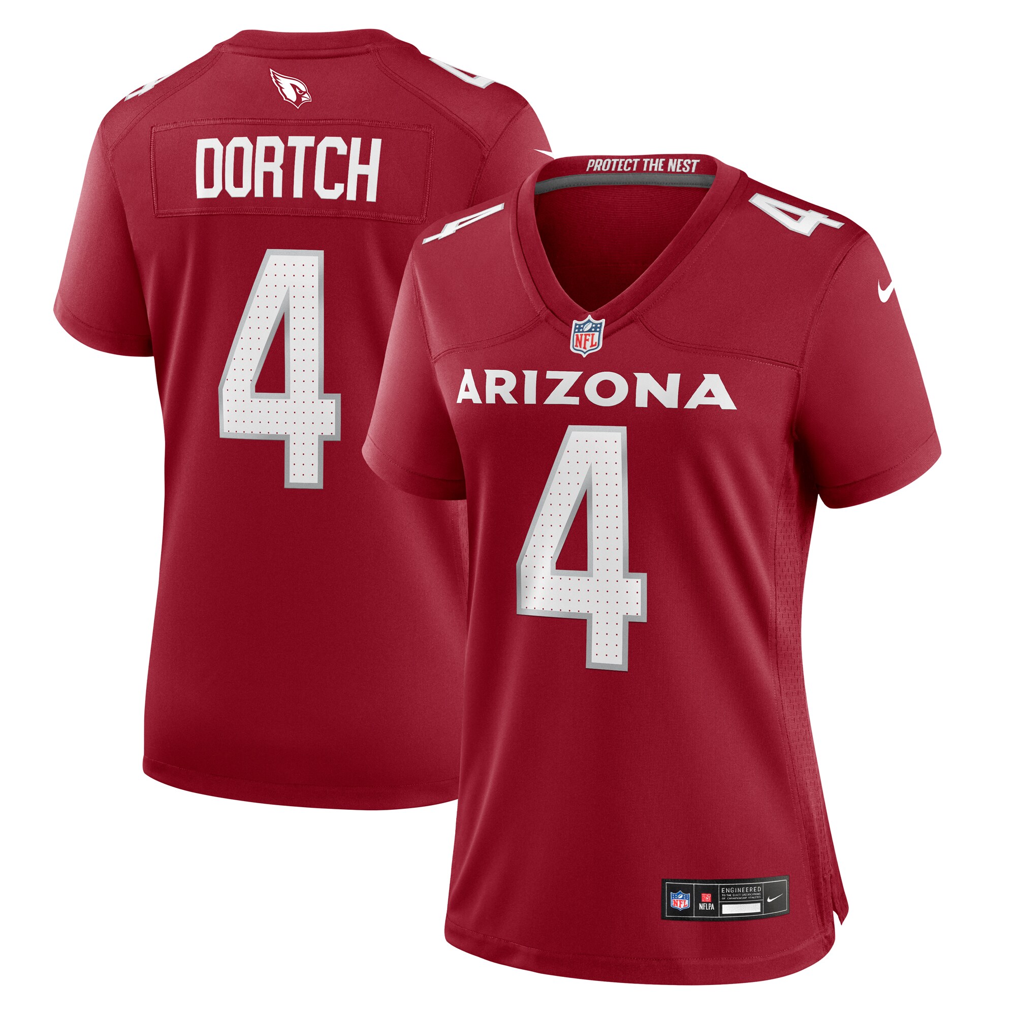 Women's Arizona Cardinals Greg Dortch Cardinal Team Game Jersey Js2236