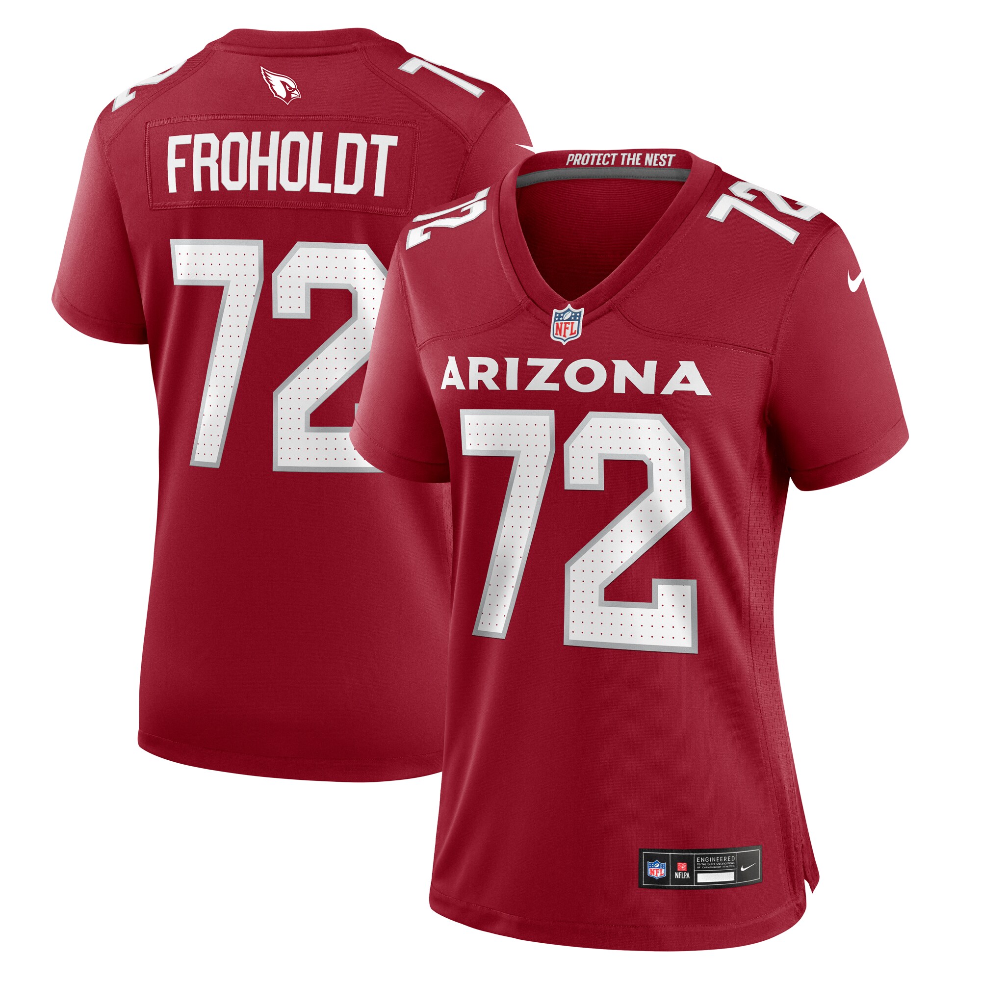 Women's Arizona Cardinals Hjalte Froholdt Cardinal Game Jersey Js6798