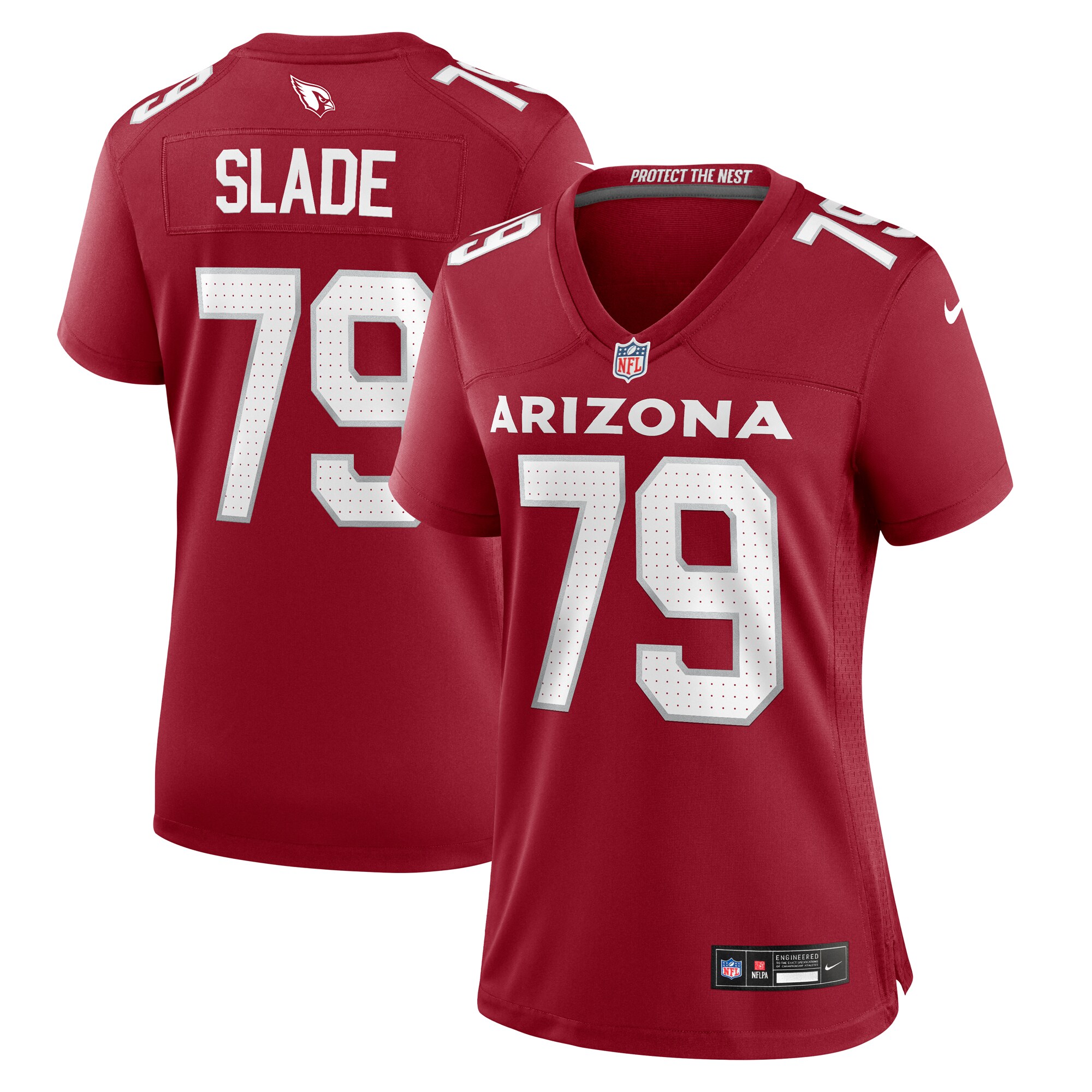 Women's Arizona Cardinals Jacob Slade Cardinal Game Jersey Js5192