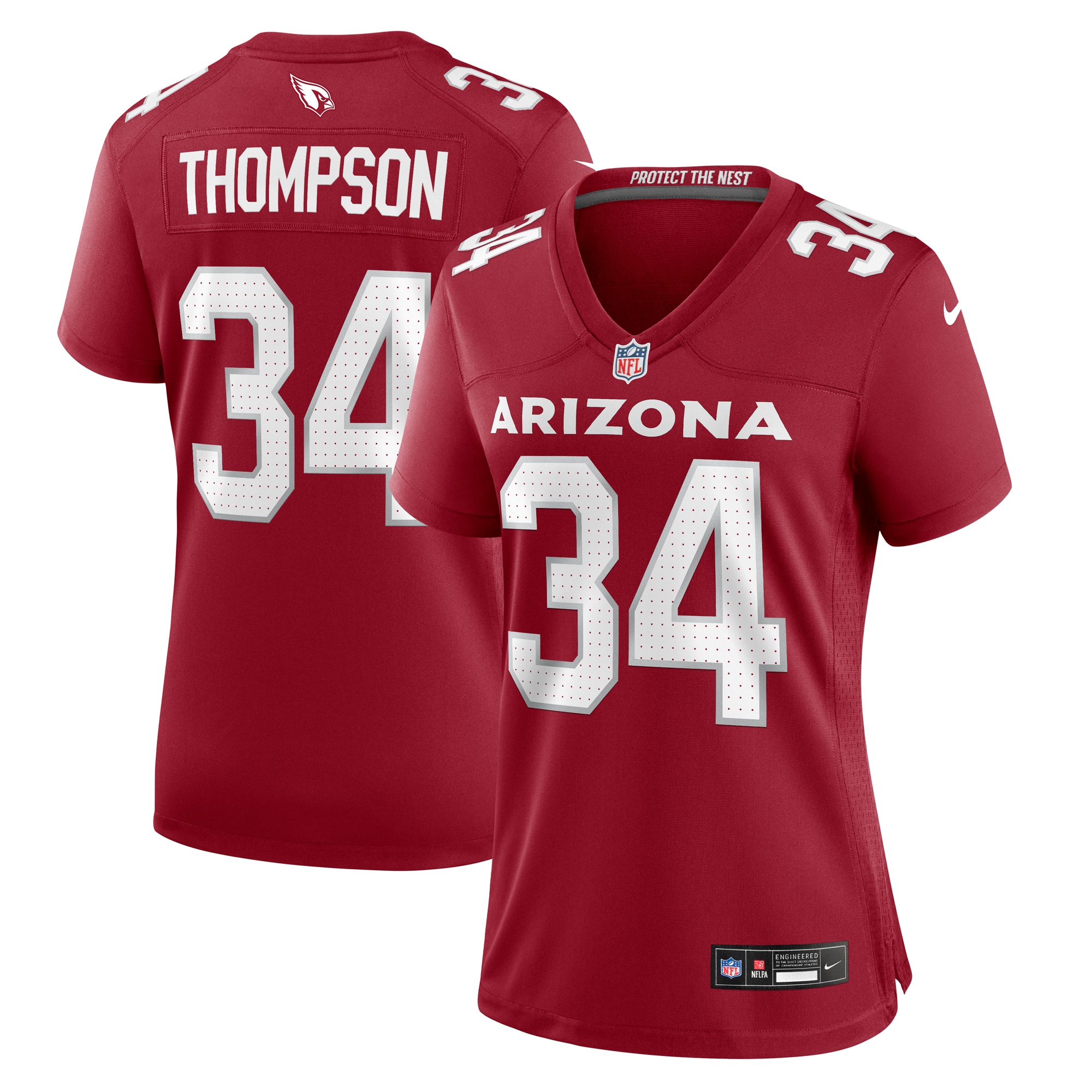 Women's Arizona Cardinals Jalen Thompson Cardinal Game Jersey Js1825