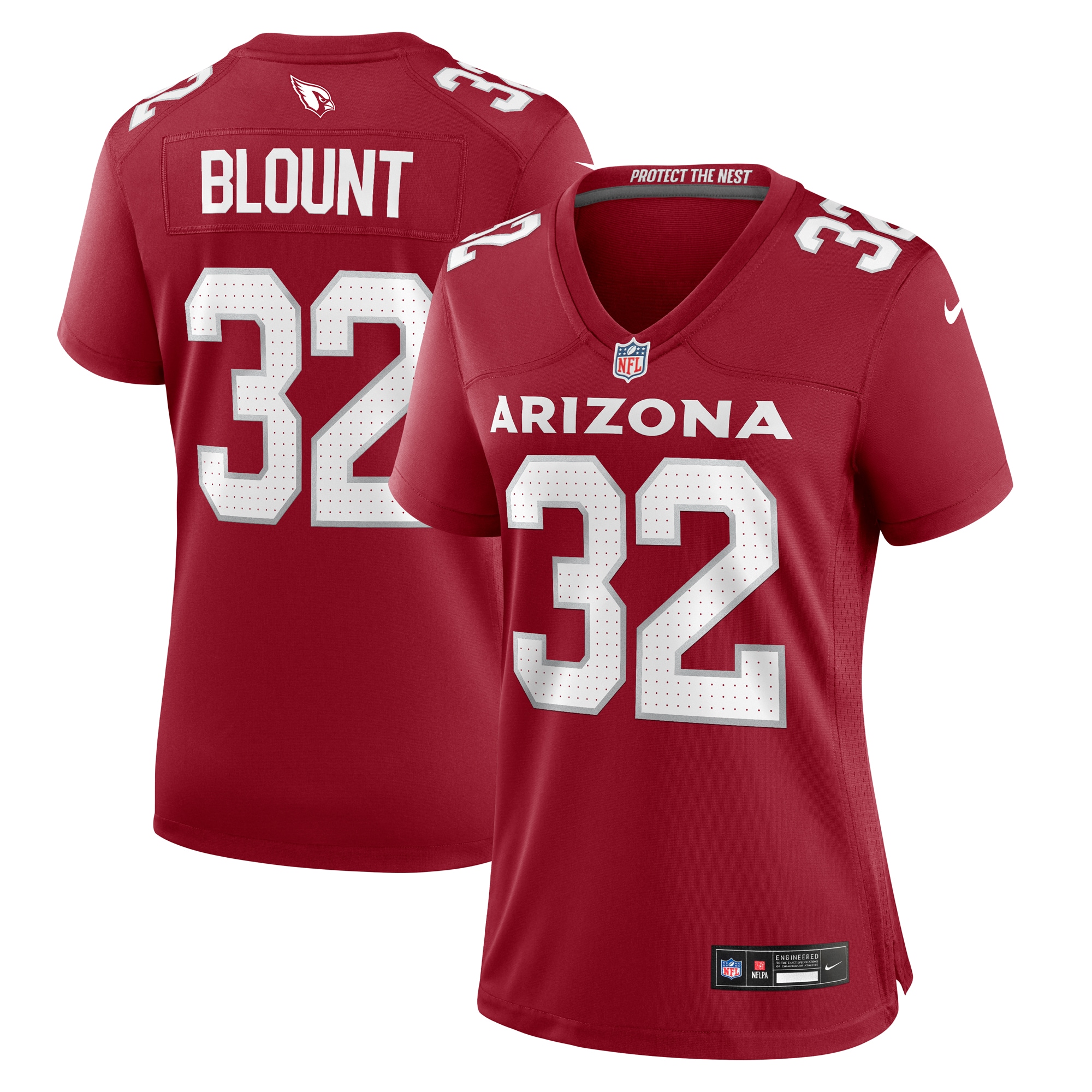 Women's Arizona Cardinals Joey Blount Cardinal Game Jersey Js8269
