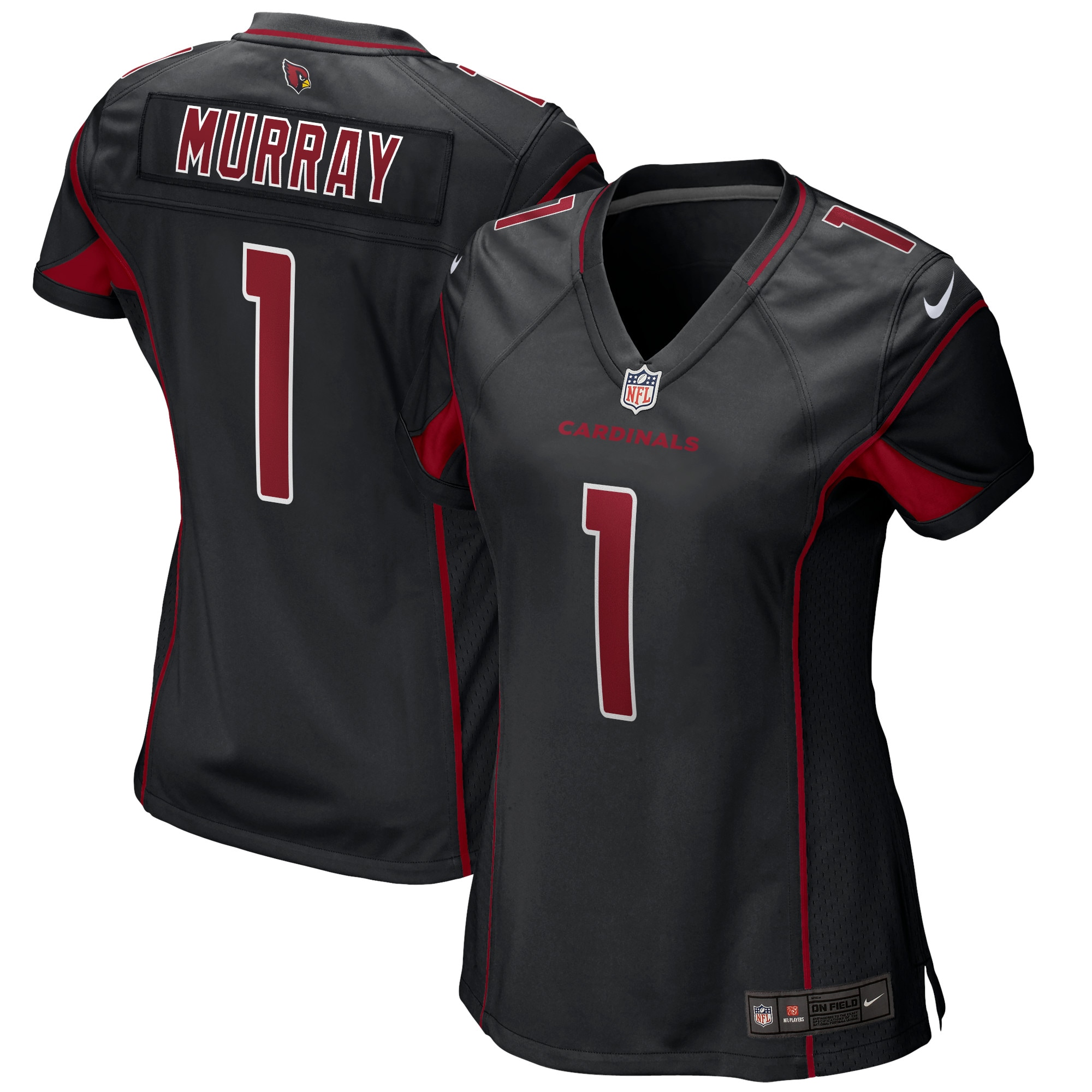 Women's Arizona Cardinals Kyler Murray Black Alternate Game Player Jersey Js6683