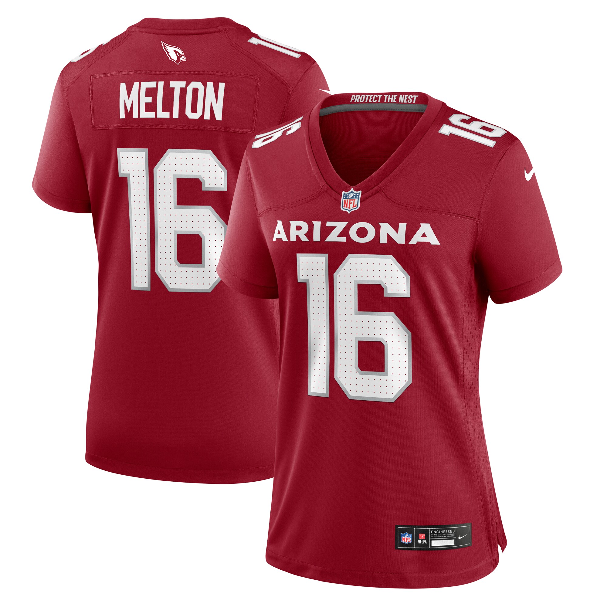 Women's Arizona Cardinals Max Melton Cardinal Game Jersey Js1575